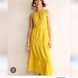 Nwt Boden Yellow Indie Dress Sz 14 Maxi Dress